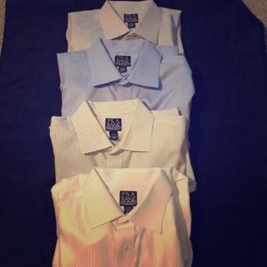 Bundle - 4 Beautiful JOS A Bank Men’s shirts